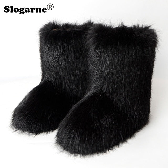 Furry Fox Fur Boots RoboRender