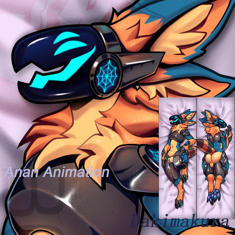 Tormiline Protogen Dakimakura Pillow Cover RoboRender