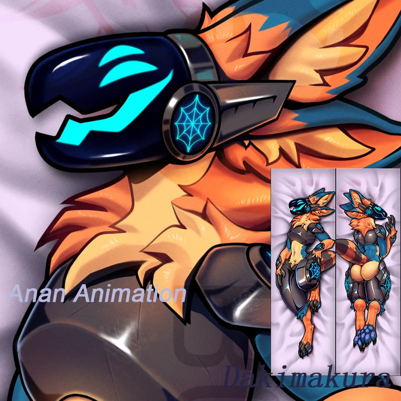 Tormiline Protogen Dakimakura Pillow Cover RoboRender