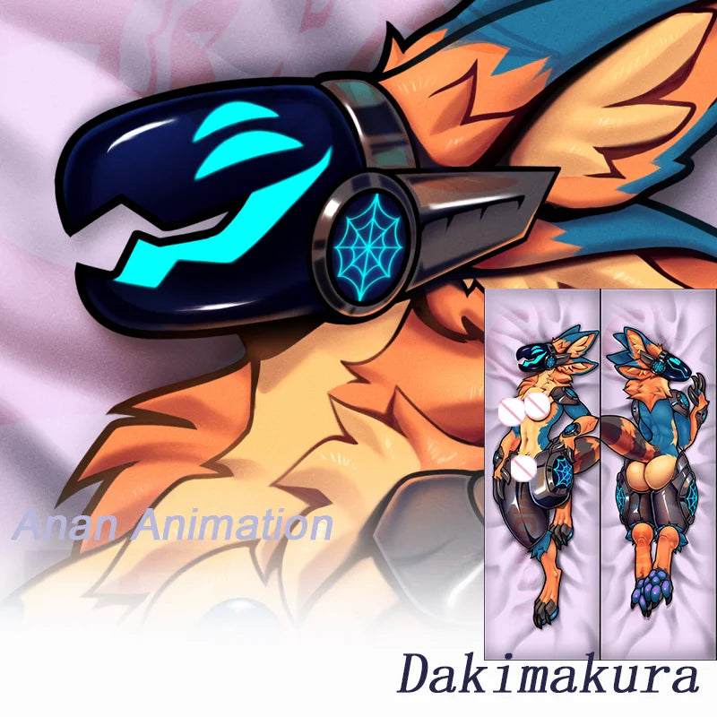 Tormiline Protogen Dakimakura Pillow Cover RoboRender