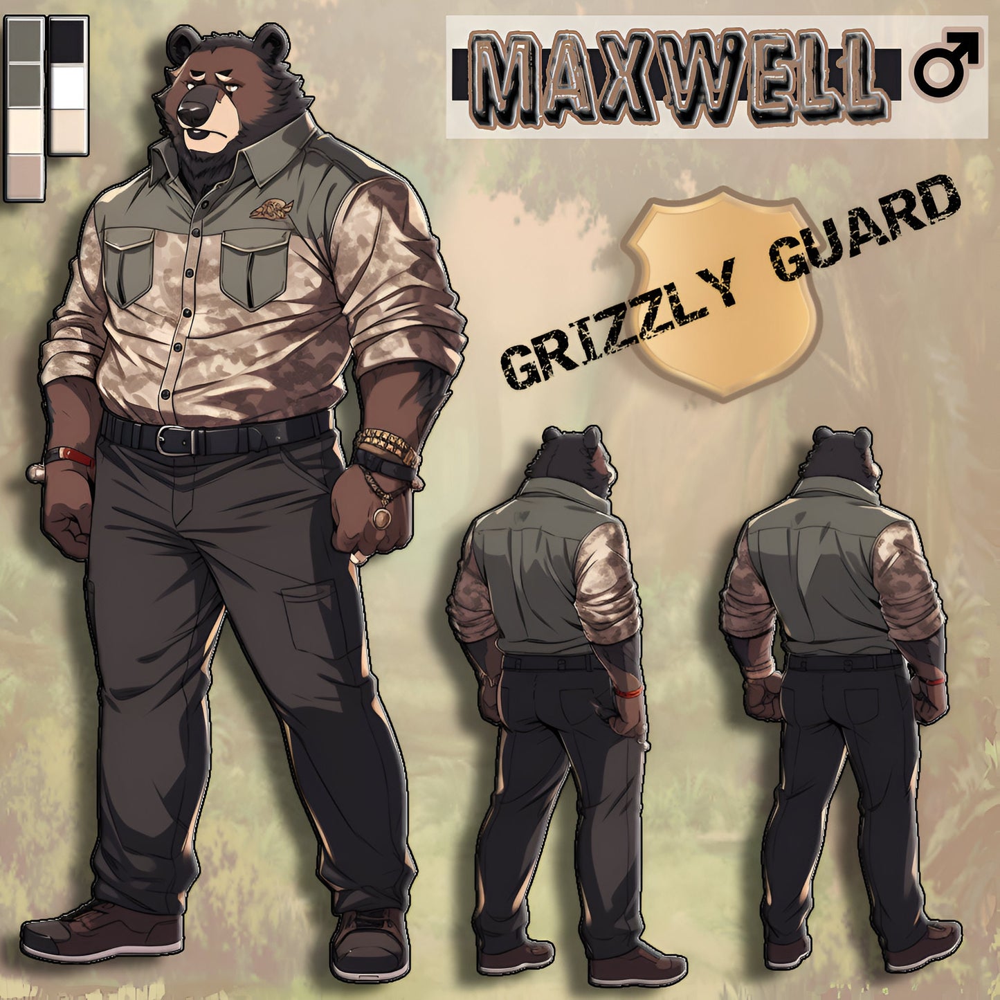 The Best Furry Character Reference Sheets: Fursona Reference Sheet Commissions, Anthro Reference Sheet Furry Commissions My Store