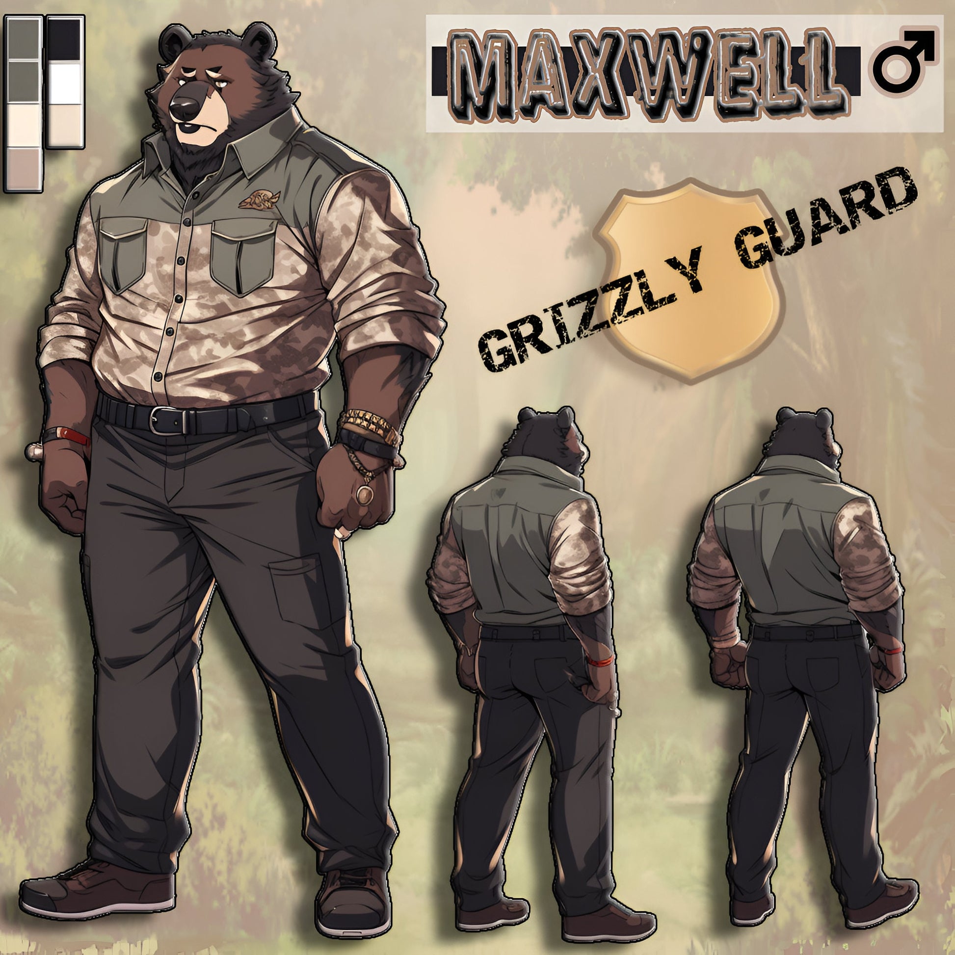 The Best Furry Character Reference Sheets: Fursona Reference Sheet Commissions, Anthro Reference Sheet Furry Commissions My Store