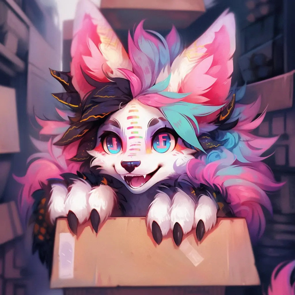 Mystery Surprise Furry/Fursona Adoptable Box: Manifest the Perfect Random Surprise Fursona Machine Mystery Box Adoptable Design Surprise My Store