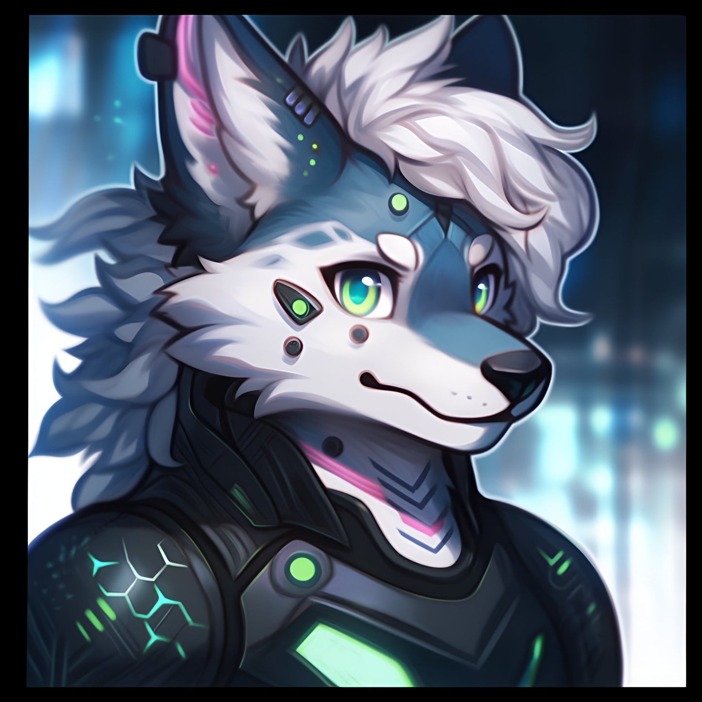 Detailed Furry Avatar | High Quality Fursona Headshot Commission | Original Character Art My Store