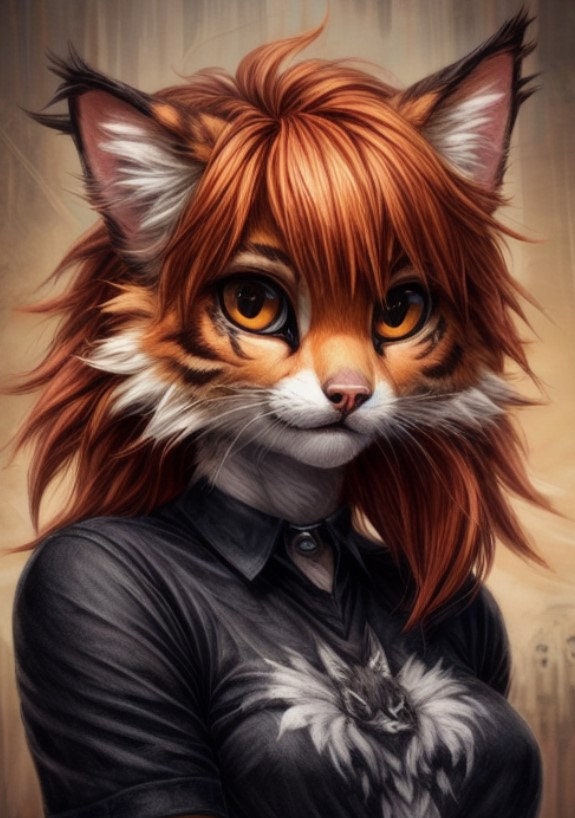 High Quality Fursona Headshot Commission Realistic or Cartoon Furry Avatar My Store