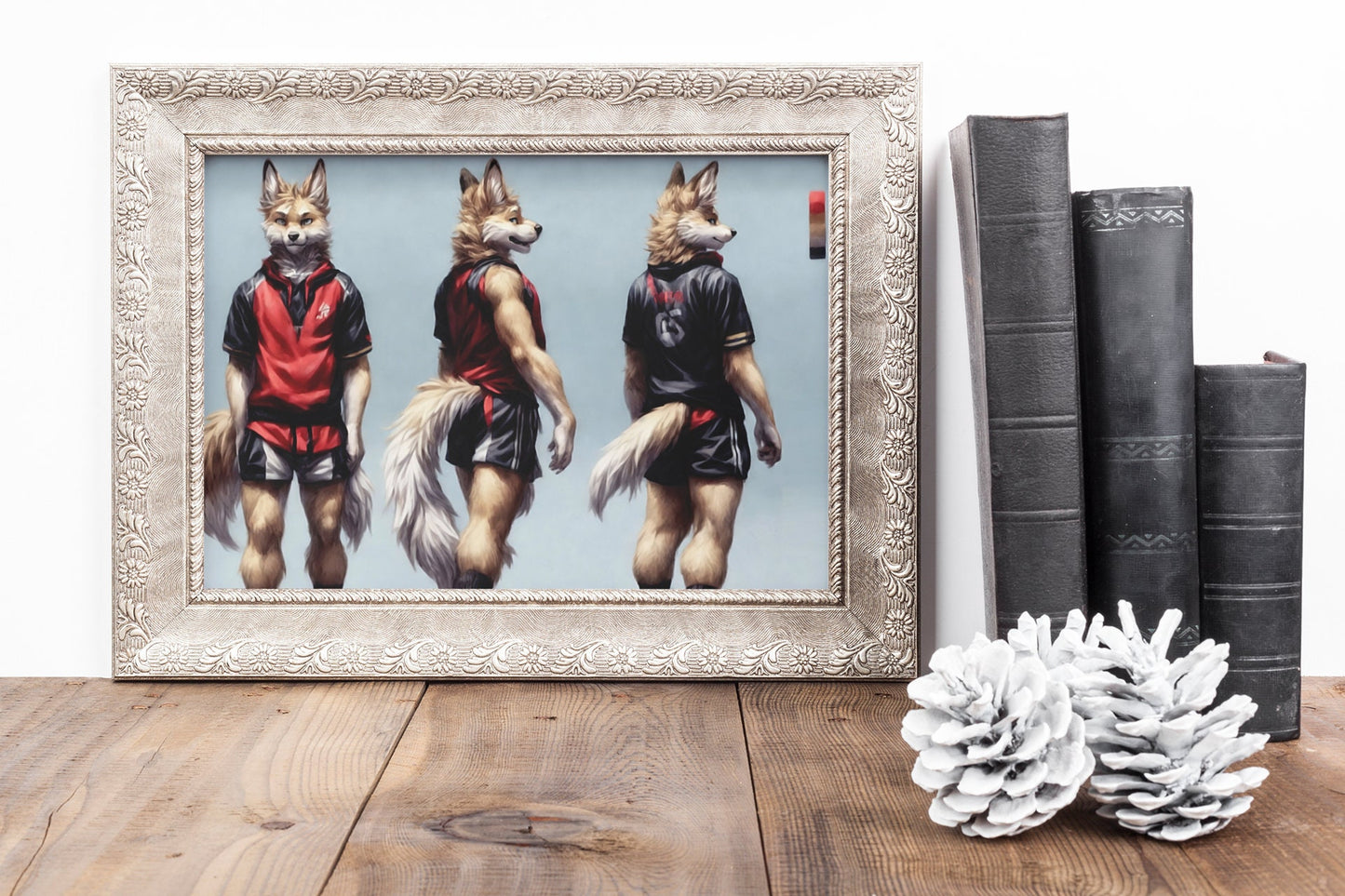 UNIQUE Premium Furry Adopt: One-of-a-Kind | Oil Painting Furry Reference Sheet | Digital Print | Highly Detailed | Carefully Painted | FURRY My Store