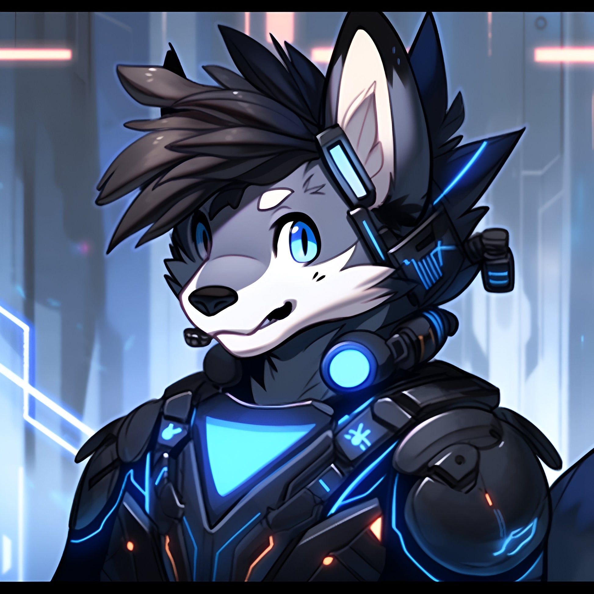 EXCLUSIVE Protogen Adopt: Daily UNIQUE Adoptable Fursona - 11th Sep - Protogen Sen Only 1 will EVER be sold 100% Original Single Adopt My Store