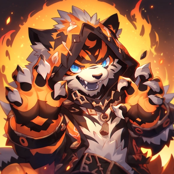 Halloween Furry Avatar | High Quality Fursona Headshot Halloween Commission | Original Character Art for Halloween My Store