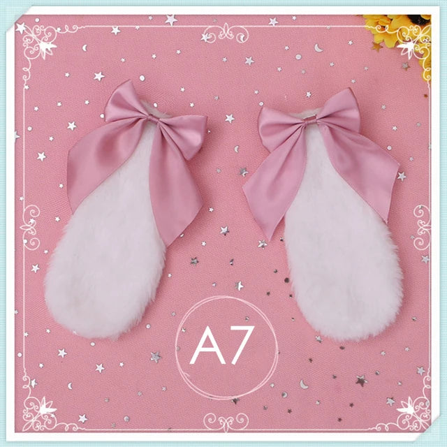 Cute Fluffy Firspma Bunny / Lamb Ears Hair Clip RoboRender