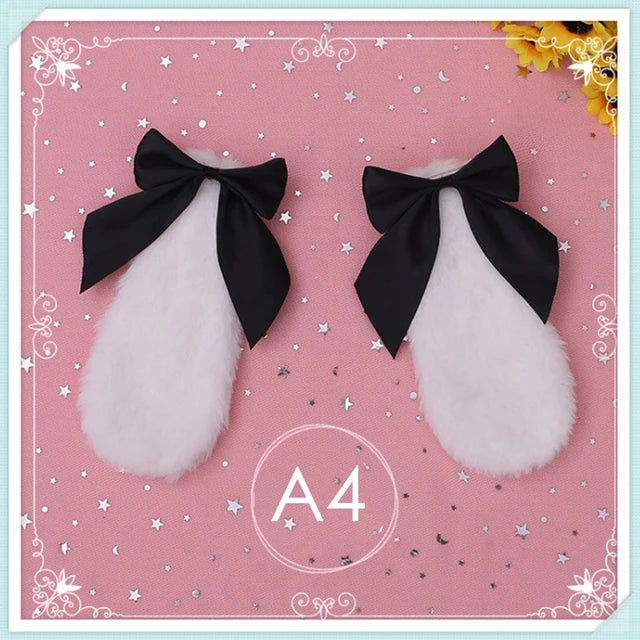 Cute Fluffy Firspma Bunny / Lamb Ears Hair Clip RoboRender