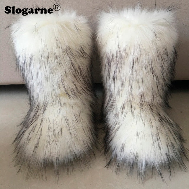 Furry Fox Fur Boots RoboRender