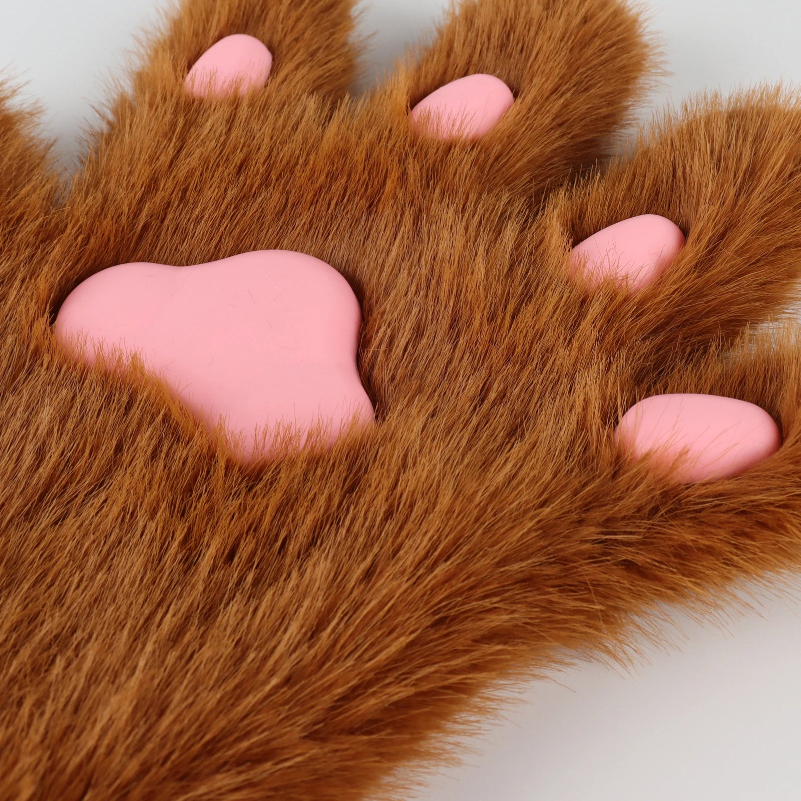 Furry Ears Gloves, Plush Long Tail, and Fluffy Paws Set - Transform into Your Fursona Alter Ego RoboRender