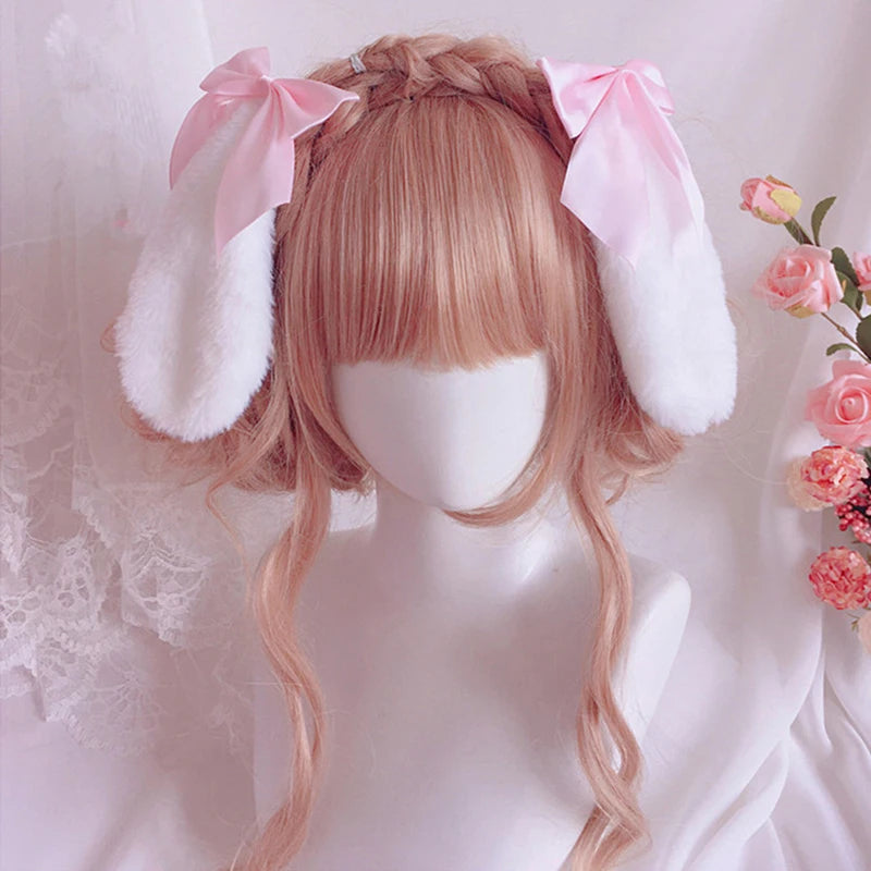 Cute Fluffy Firspma Bunny / Lamb Ears Hair Clip RoboRender