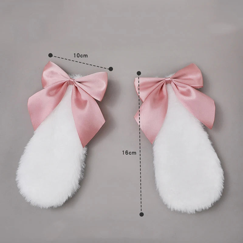 Cute Fluffy Firspma Bunny / Lamb Ears Hair Clip RoboRender