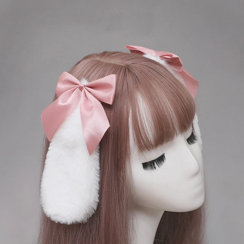 Cute Fluffy Firspma Bunny / Lamb Ears Hair Clip RoboRender