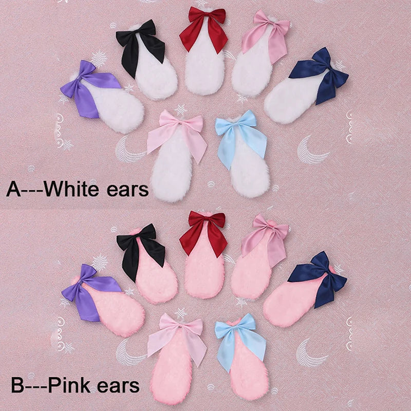 Cute Fluffy Firspma Bunny / Lamb Ears Hair Clip RoboRender