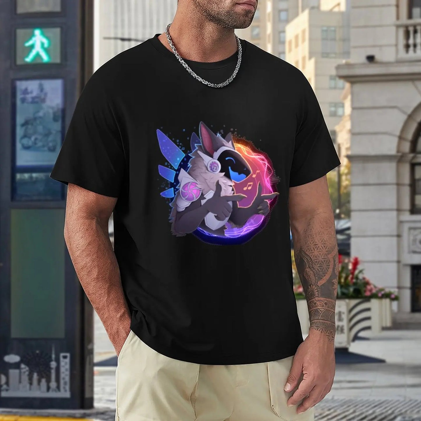 Protogen Disco Graphic Tee: Show Your Unique Style RoboRender