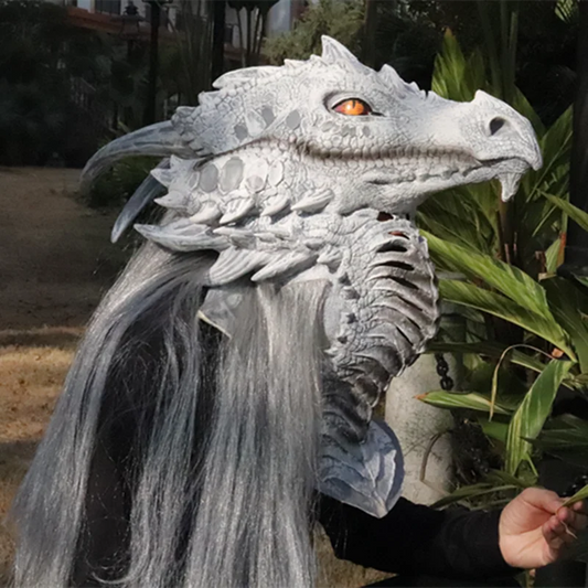 Embrace Your Inner Dragon: Realistic Dragon Fursuit Head RoboRender