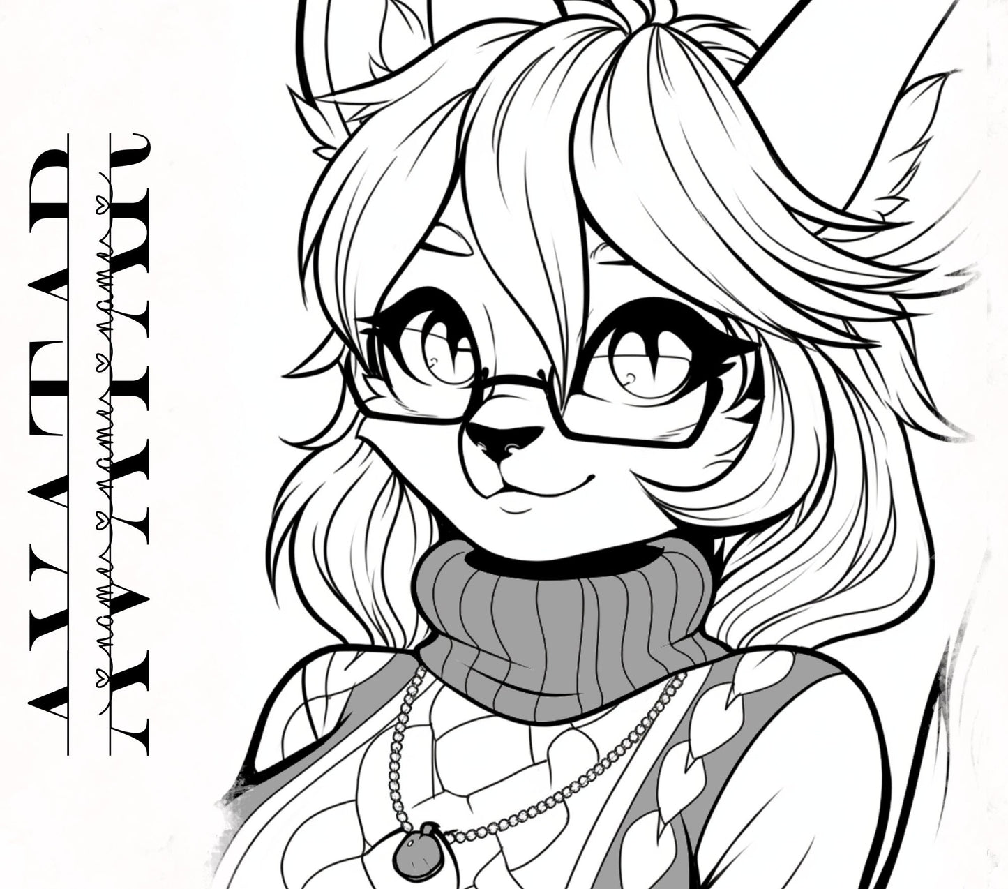 Feline Furry Base Cute Furry Feline Fursona Template Fursona Furry Base Adopt White Color Coded PNG Transparent Template Coloring Book My Store