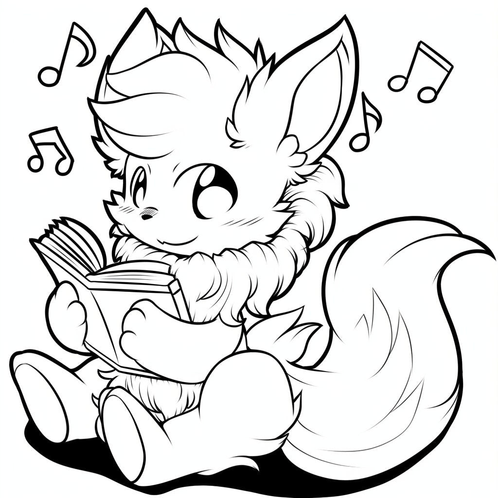 Chibi Furry Base Cute Furry Chibi Fursona Template Fursona Furry Base Adopt White Color Coded PNG Transparent Template Coloring Book My Store