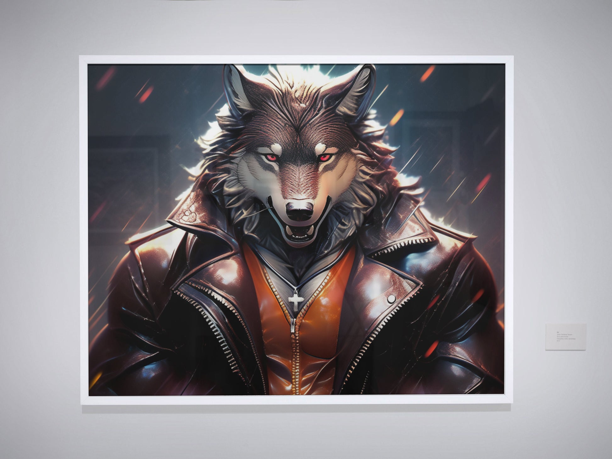 Furry Art Print: Fursona Biker Wolf Print Furry Art Piece Anthro Home Decor Furry Wall Art Decor Wolf Fursona Mancave Homewarming Gift My Store